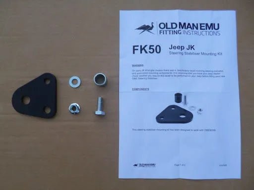 Kit de Montage OME pour Amortisseur de Direction Jeep Wrangler JK (2007-2018) - Jeep JK