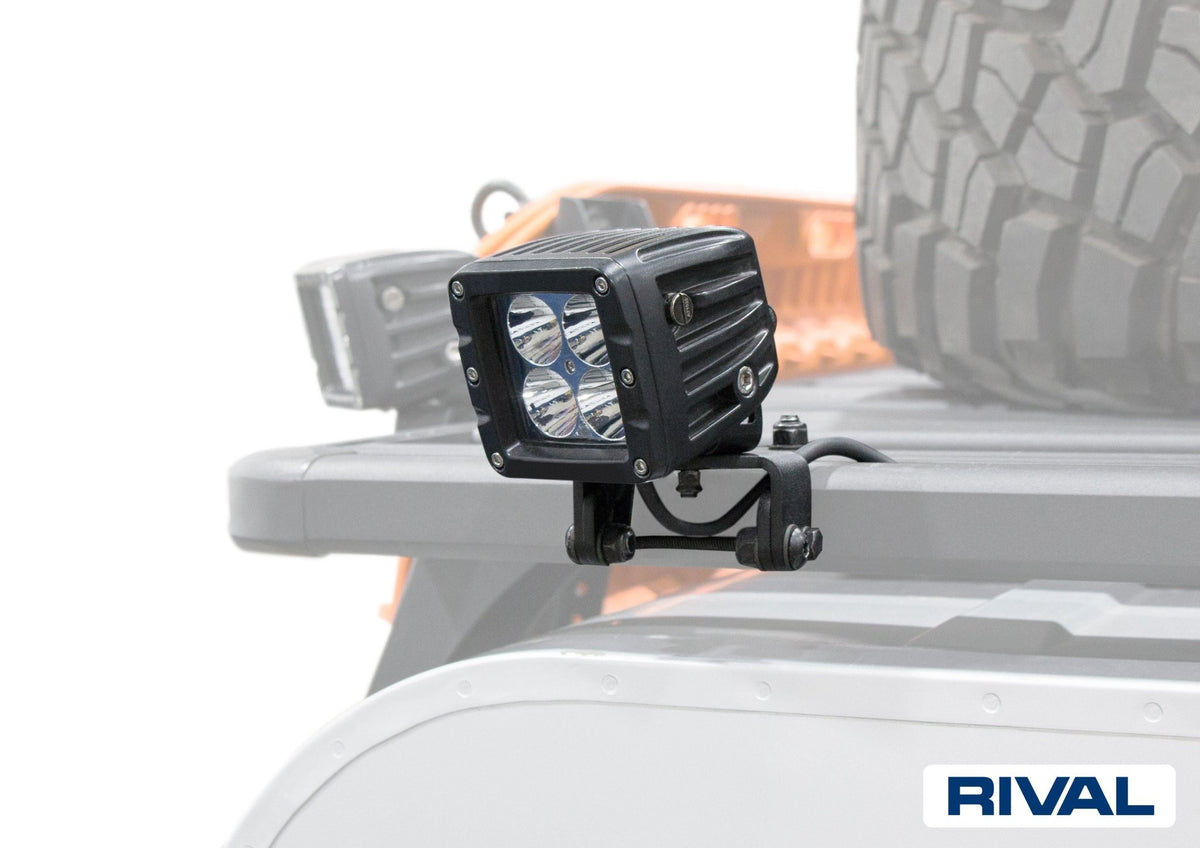 Paire de supports pour phares de travail pour galerie de toit – RIVAL 4X4 - BYD Shark 2024+