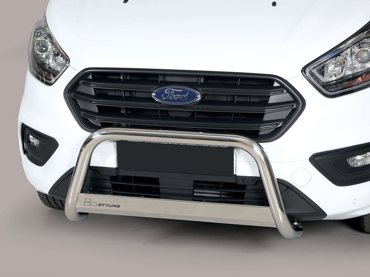 Pare-buffle Ford Transit Custom 2018-2023 - Ø63 mm inox poli Xperts 4x4
