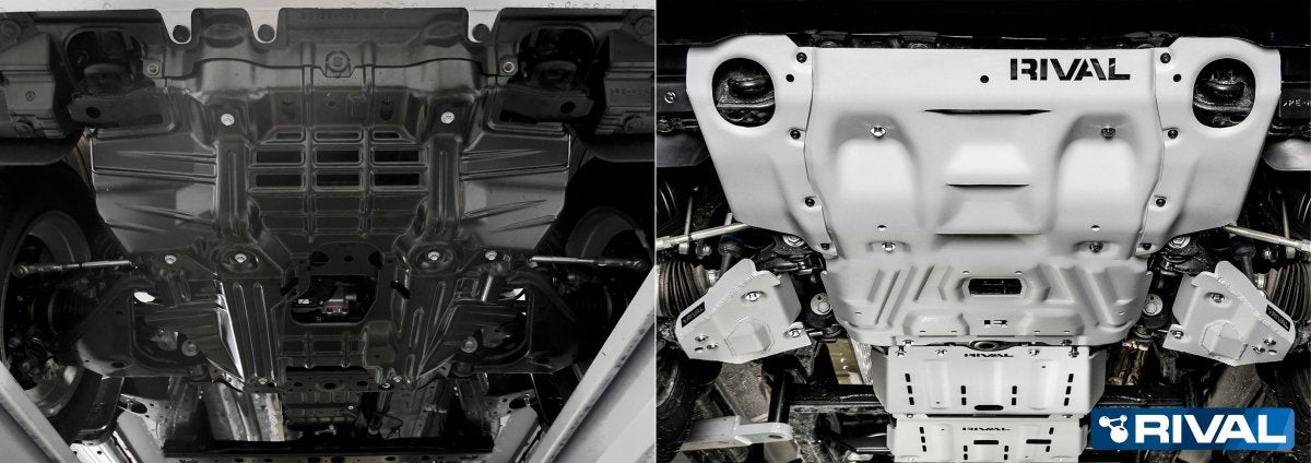 Protection Moteur/Radiateur - Toyota Hilux REVO 2016-Présent - Rival4x4 - Aluminium 6mm - Toyota Hilux 2016+