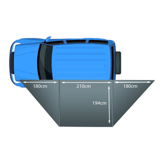 Auvent 180° Autoportant Overland BULLFACE sur Xperts4x4 Accessoires 4x4 Off-Road