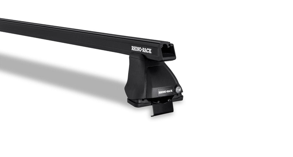 Kit 2 barres de toit Heavy Duty noire 1500mm série 2500 Chevrolet Silverado 1500 Gen III 2014-2018 - RHINO-RACK -