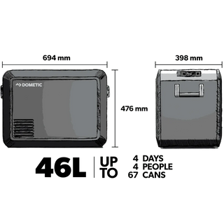 Glacière Portable Dometic CFX3 45 - 46L - Compresseur Haute Performance sur Xperts4x4 Accessoires 4x4 Off-Road