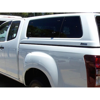Hardtop Aeroklas Fenêtres Battantes Isuzu D-Max 2025+ Space-Cab sur Xperts4x4 Accessoires 4x4 Off-Road