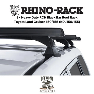 Kit 3x Barres de Toit Heavy-Duty - Toyota Land Cruiser 150/155 RHINO-RACK sur Xperts4x4 Accessoires 4x4 Off-Road