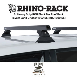 Kit 3x Barres de Toit Heavy-Duty - Toyota Land Cruiser 150/155 RHINO-RACK sur Xperts4x4 Accessoires 4x4 Off-Road