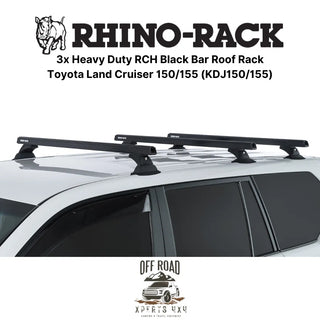 Kit 3x Barres de Toit Heavy-Duty - Toyota Land Cruiser 150/155 RHINO-RACK sur Xperts4x4 Accessoires 4x4 Off-Road