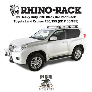 Kit 3x Barres de Toit Heavy-Duty - Toyota Land Cruiser 150/155 RHINO-RACK sur Xperts4x4 Accessoires 4x4 Off-Road