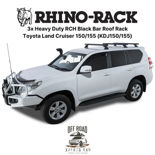 Kit 3x Barres de Toit Heavy-Duty - Toyota Land Cruiser 150/155 RHINO-RACK sur Xperts4x4 Accessoires 4x4 Off-Road