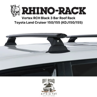 Kit 3x Barres de Toit Vortex - Toyota Land Cruiser 150/155 RHINO-RACK sur Xperts4x4 Accessoires 4x4 Off-Road