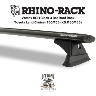 Kit 3x Barres de Toit Vortex - Toyota Land Cruiser 150/155 RHINO-RACK sur Xperts4x4 Accessoires 4x4 Off-Road