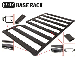 Kit Galerie de toit Mitsubishi Pajero 1991 a 2000 - ARB Baserack sur Xperts4x4 Accessoires 4x4 Off-Road