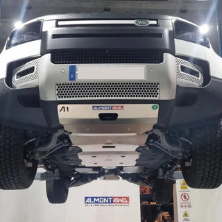 Protection Duralumin 6mm Frontale  Defender 90/110 2020+ sur Xperts4x4 Accessoires 4x4 Off-Road
