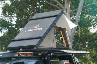 Tente de toit BOSS avec barres de toit Campboss 4x4 2330mm x 1480mm sur Xperts4x4 Accessoires 4x4 Off-Road