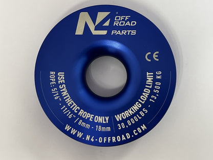 Anneau de treuillage 13.5T en aluminium anodisé bleu N4-Offroad sur Xperts4x4 Accessoires 4x4 Off-Road