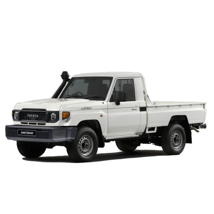 Protection inférieure en Duralumin 8 mm pour réservoir Toyota GRJ 76-78-79, marque ALMONT4WD, robuste et durable.
