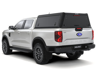 Hardtop Alu-Cab "Guard" pour Ford Ranger/Raptor 2023+ Double-Cab, robuste et en aluminium, adapté aux modèles Next Gen.