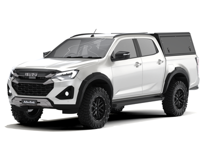 Hardtop Alu-Cab "Guard" pour Isuzu D-Max 2020+ Double-Cab, en aluminium, montage robuste et design élégant adapté au véhicule.