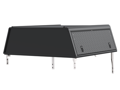 Hardtop Alu-Cab "Guard" pour Isuzu D-Max 2020+ double-cab, robuste et en alu, adapté pour véhicule utilitaire.