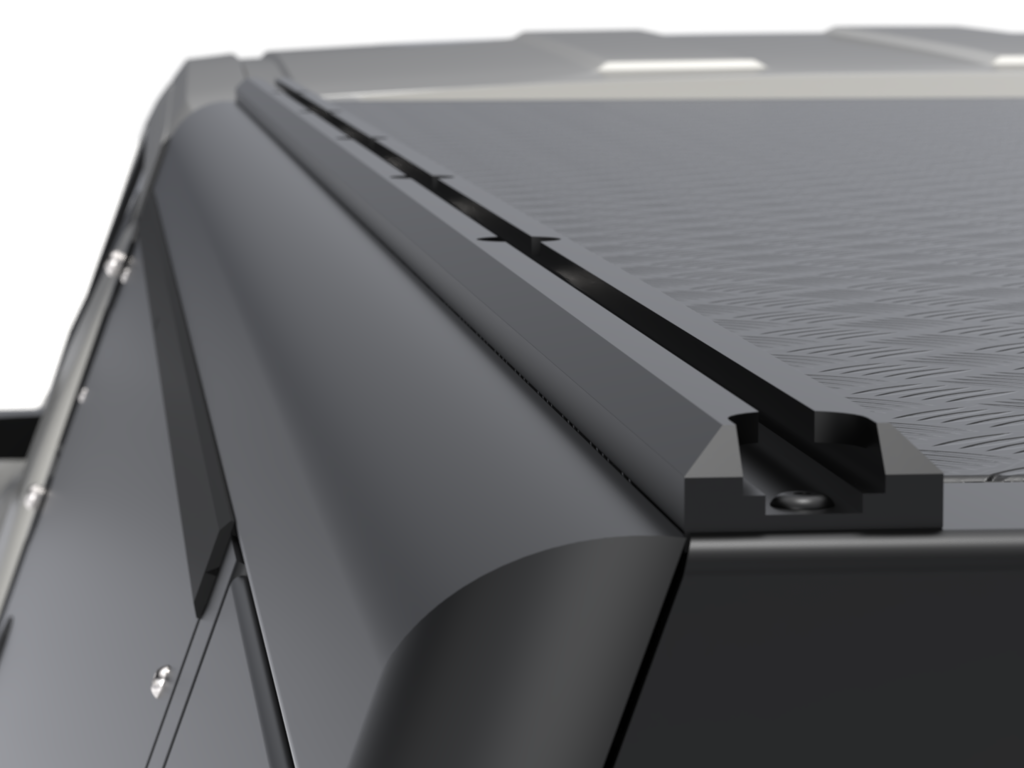Hardtop Alu-Cab "Guard" pour Toyota Tacoma 2024+, version lisse, en aluminium, robuste et adapté pour le véhicule.