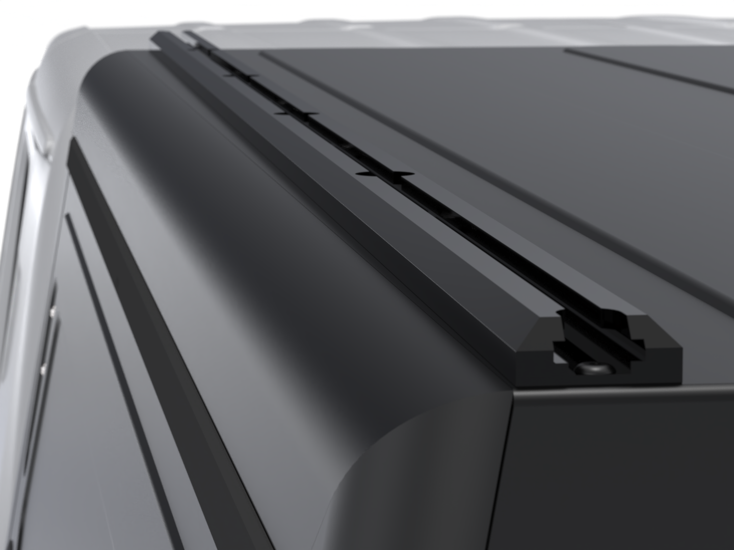 Hardtop Alu-Cab Contour en aluminium noir pour Jeep Gladiator JT 2019+ avec finition robuste.