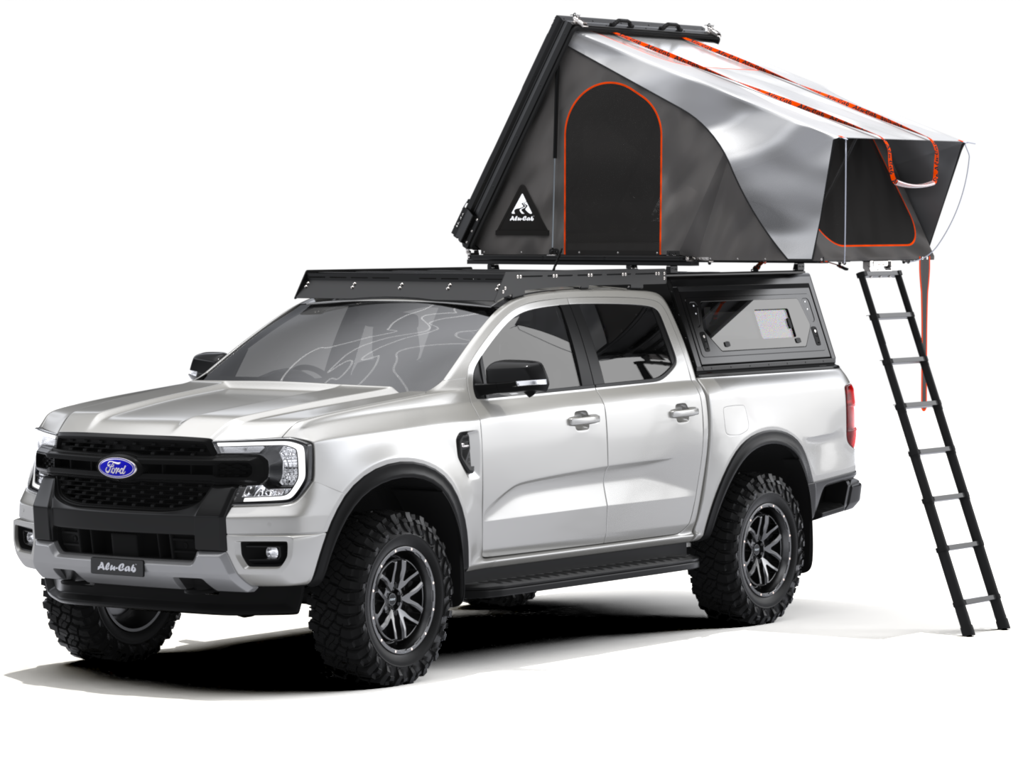 Tente de Toit Alu-Cab "RT-2S" - 2 Personnes | Coque Alu Compacte sur Xperts4x4 Accessoires 4x4 Off-Road