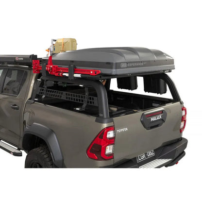 Système de support de benne ARB et galerie de toit pour Ford Ranger 2023+ Double Cab, montage robuste et durable.