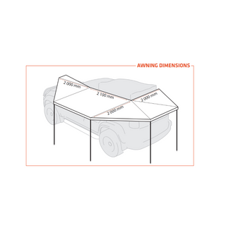 Awning Pack ROCKALU 450 GEN2 + Wall Kit  New Generation