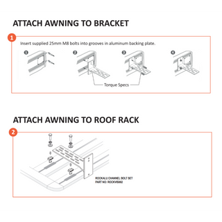 Awning Pack ROCKALU 450 GEN2 + Wall Kit  New Generation