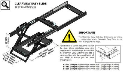 Plateau Coulissant/Basculant (Drop-slide) ClearView - Easy Slide sur Xperts4x4 Accessoires 4x4 Off-Road