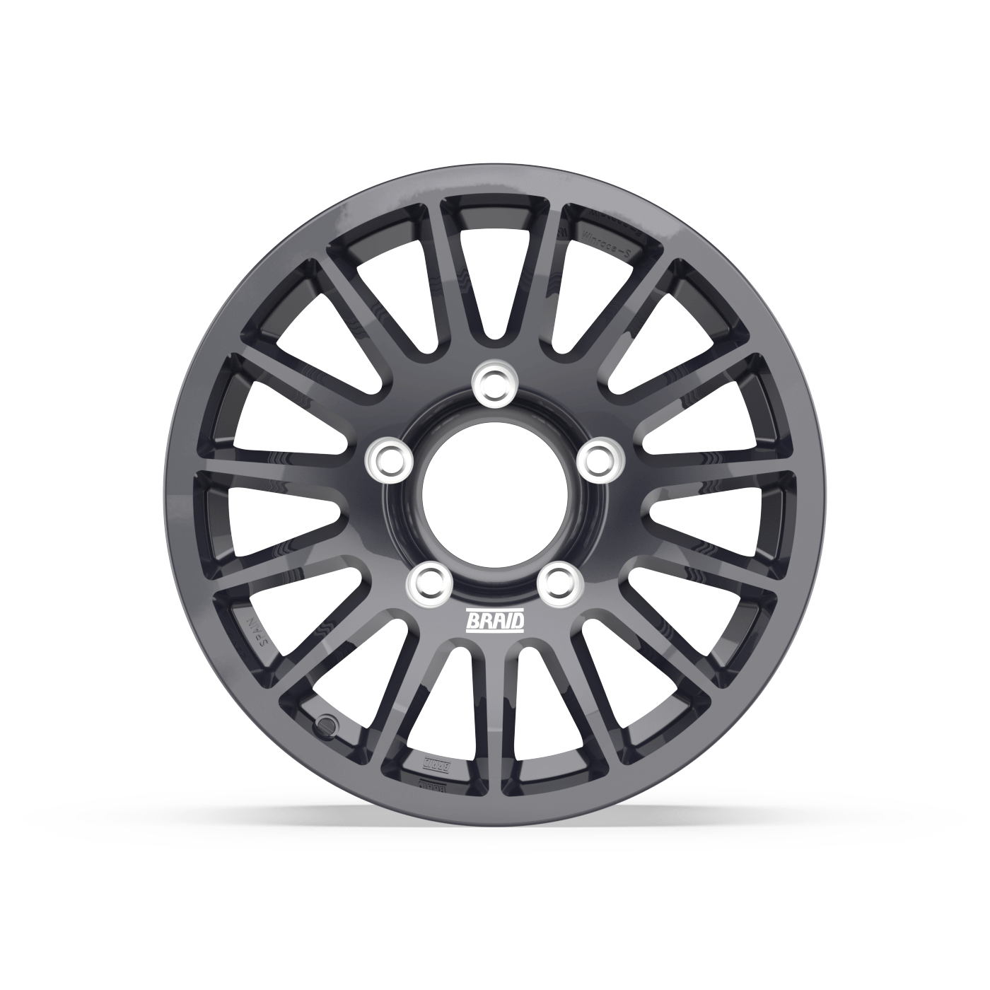 Jante Alu BRAID Winrace S Noire 8x17 5x130 ET20