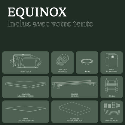Tente de Toit EQUINOX 2 Places Go Overland Canada – Aluminium sur Xperts4x4 Accessoires 4x4 Off-Road
