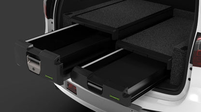 Kit 2 Tiroirs Mi-Hauteur avec Plateau Fixe | Ironman 4x4 | Pickup sur Xperts4x4 Accessoires 4x4 Off-Road