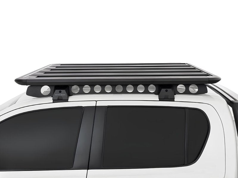 Galerie RHINO-RACK Pioneer 6 et Backbone vus de face sur Toyota Hilux