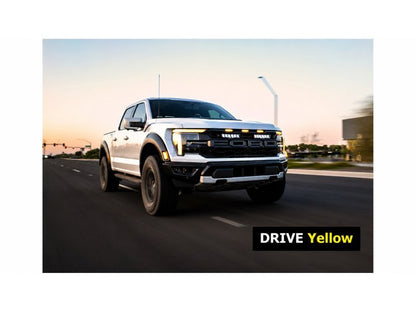 Kit intégration calandre Ford F-150 Raptor (2024+) – Carbon-6 Drive Yellow - LAZER - Ford Ranger/Raptor 2023+