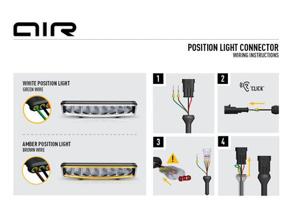 Balise phare LED compacte LAZER LAMPS AIR-55 avec 6800 lm, éclairage LED puissant et lumineux.