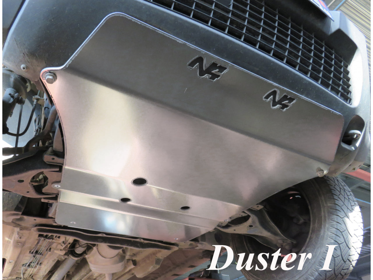 Protection avant en aluminium 8mm pour Dacia Duster 2009-2023, protection inférieure robuste de la marque N4 OFFROAD.