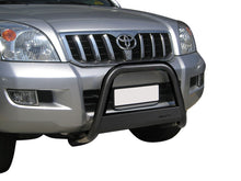 Pare-buffle MISUTONIDA4X4 en inox noir Ø63 mm pour Toyota Land Cruiser J120 2003-2009