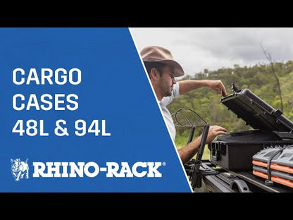 Rhino-Rack Cargo Case 48L - Coffre Étanche et Robuste 4x4