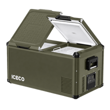 Réfrigérateur congélateur VL90PROD 90 L double zone olive | ICECO Xperts 4x4