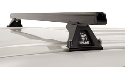 Kit 3 Barres de Toit Heavy Duty 1500mm Noir Rhino-Rack VW T5/T6 sur Xperts4x4 Accessoires 4x4 Off-Road