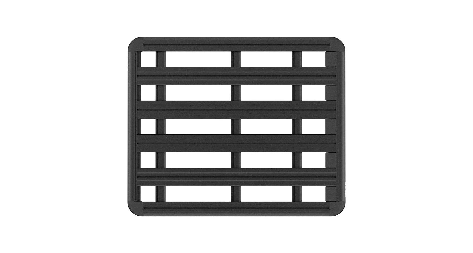 Galerie de toit RHINO-RACK pour Hardtops Alu-cab Extra Cab, robuste avec barres transversales en aluminium.