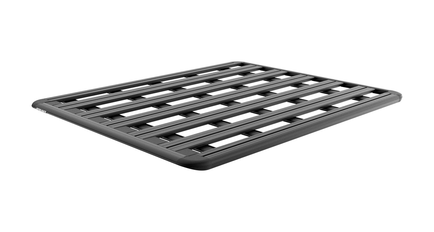 Galerie de toit Rhino-Rack RLT600 pour Jeep Wrangler JK 4 portes, dimensions 1800mm x 1430mm, fixation solide en aluminium.