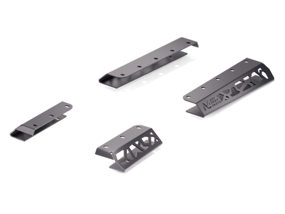 Kit galerie intégrale Pioneer RHINO-RACK pour Dacia Duster 2024+, galerie de toit robuste en acier, fixation solide et design pratique.