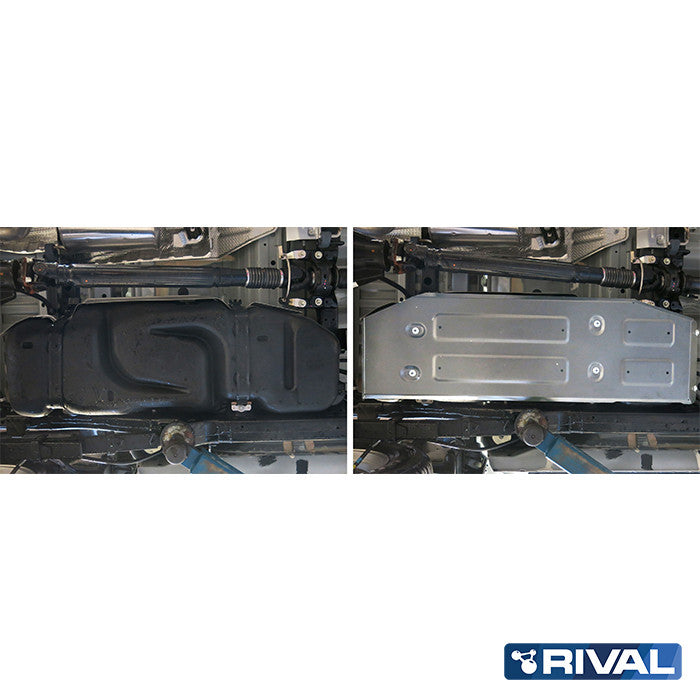 Protection Réservoir Carburant - Toyota Hilux REVO 2016+ Rival4x4 - Aluminium 6mm sur Xperts4x4 Accessoires 4x4 Off-Road