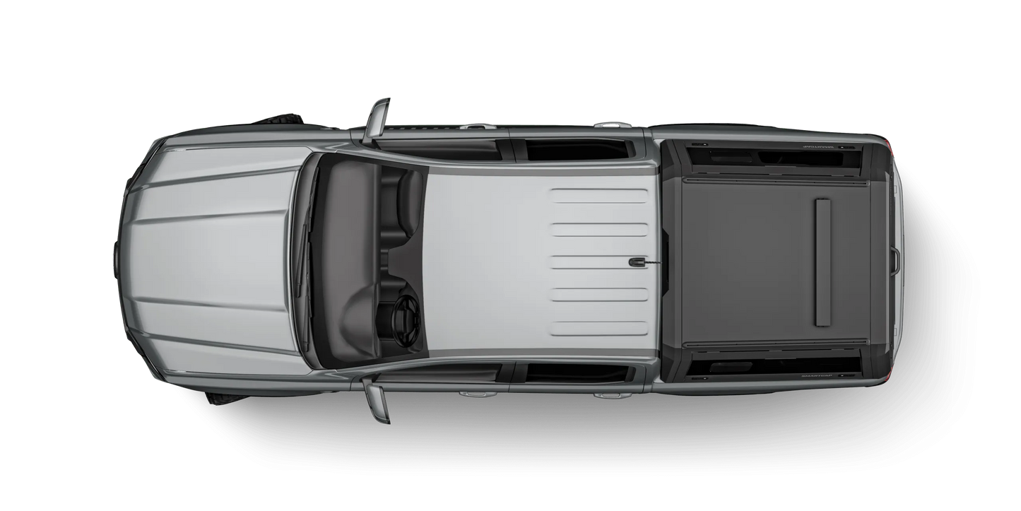 Hardtop RSI EVO SPORT pour Dodge RAM 1500 2009 à présent, en métal noir avec fenêtres latérales, installation robuste et moderne