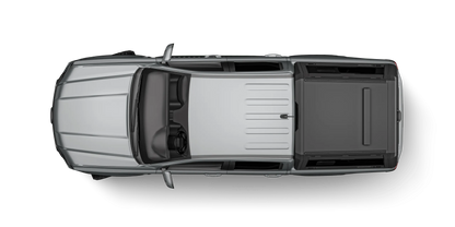 Hardtop RSI EVO SPORT pour Dodge RAM 1500 2009 à présent, en métal noir avec fenêtres latérales, installation robuste et moderne