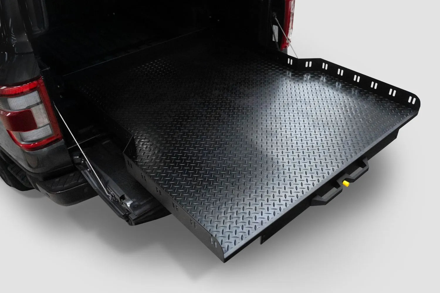 Plateau coulissant RUUUD pour Ford Ranger/Raptor 2023+ Next Gen, sans perçage, installation facile, robuste et pratique.