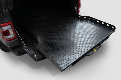 Plateau coulissant RUUUD pour Ford Ranger/Raptor 2023+ Next Gen, sans perçage, installation facile, robuste et pratique.