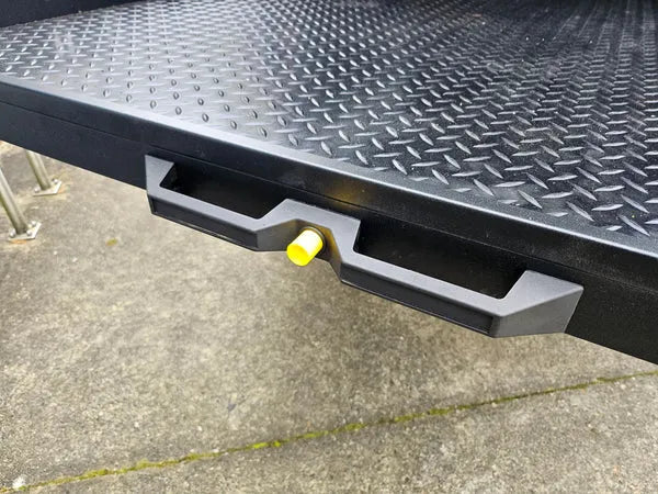 Plateau coulissant RUUUD pour Ford Ranger/Raptor 2023+, sans perçage, robuste et facile à installer pour véhicule tout-terrain.